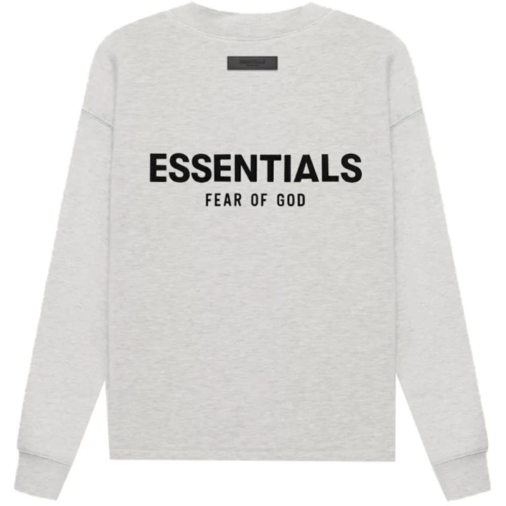 FEAR OF GOD ESSENTIALS Light Oatmeal Relaxed Sweatshirt  XL FOG Bag
